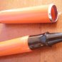 Parker Red-Orange Black Ball Point Pen Vintage