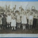 Vintage Photograph Group of Children Party School