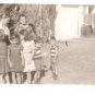 Vintage Photograph Children Group Family