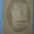 Antique Photograph Baby Toddler on Chair