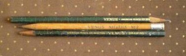 Vintage Venus Pencils Drawing 4H Naturals 2 Lot 2