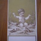 Katharidzo Frank Flower Vintage Trading Trade card Vintage Antique