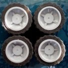 Lego Technic Tires Wheels Grey Black 30285 Lot 4