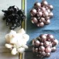 Single Craft Vintage Cluster Bead Earrings Japan Junk Lot