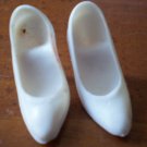 Barbie Shoes White Heels Pumps Stilettos 1980s