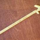 Sky Chef Flight Lounge Swizzle Stick Stirrer Yellow Plastic