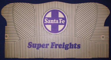 Paper Super Freights Railroad Santa Fe Conductor Hat Cap Tra