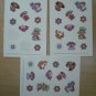 Kids Stickers Calico Crossings 1983 Current 2 Sheets Vintage