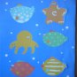 Oceans of Fun Stickers Fish Starfish Octopus 1990 Current 14829-0 12 stickers