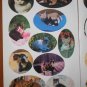 Current Stickers Cat Photographs Kittens 2 sheets Loose 1991 16746-5 Kitties