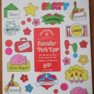 Calendar Perk Ups Stickers Drawing Board Greeting Cards Vintage
