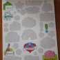 Calendar Perk Ups Stickers Drawing Board Greeting Cards Vintage