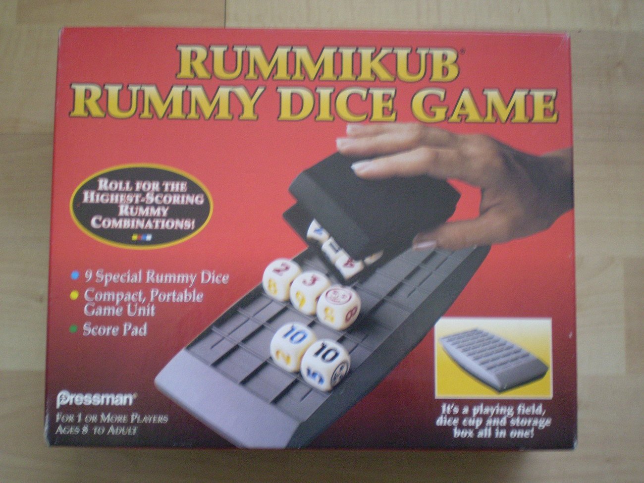 Rummikub Rummy Dice Game Pressman 1995 Complete