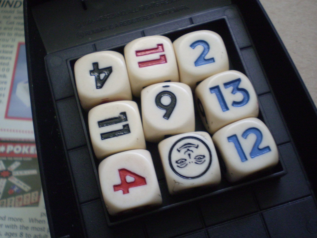 Rummikub Rummy Dice Game Pressman 1995 Complete