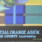 Valencias Caledonia Crate Label Placentia California Red Ball Vintage