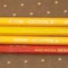 Vintage Dixon Pencils Eldorado Thinex Oriole Lot 4 Wood