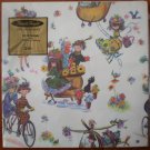 Vintage Gift Wrap Pleasant Thoughts All Occasions Wrapper 2 sheets