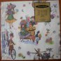 Vintage Gift Wrap Pleasant Thoughts All Occasions Wrapper 2 sheets
