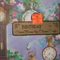 Birthday Gift Wrap Charm Craft Clock Grandfather 8.35ft Vintage Wrapper 2 sheets