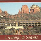 L'Auberge de Sedona AZ Postcard 1987 Bob Bradshaw Red Rocks