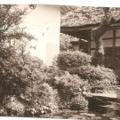 Japan Postcard Garden Pond House Bridge