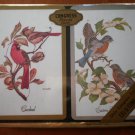 Congress Playing Cards Birds Cardinal Eastern Bluebird Cel-U-Tone Finish 2 decks