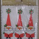 Hallmark Christmas Coasters Vintage Santa Claus Paper