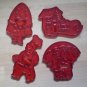 Lot Vintage HRM Cookie Cutters Nursery Rhyme Humpty Dumpty Muffin Man