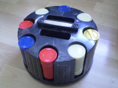 Pleasantime Poker Chips Rack Revolving In Box 2043 12-015 20