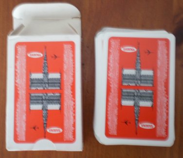 Sabena Belgian World Airlines Playing Cards Vintage Red Deck