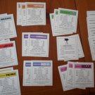 Monopoly NFL 1998 Property Cards Collector's Edition Limited Complete