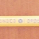 Vintage Pencil Order Mation 1025 2 2/4 Bonded Yellow Hex