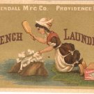 French Laundry Kendall Mfg Vintage Trading Trade card