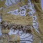 Vintage Terry Blouse Dress Mustard Ugly Carmel by the Sea