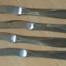 Nasco Flamingo Montego Steak Knives Serrated Lot 4 Knife Set Stainless Japan