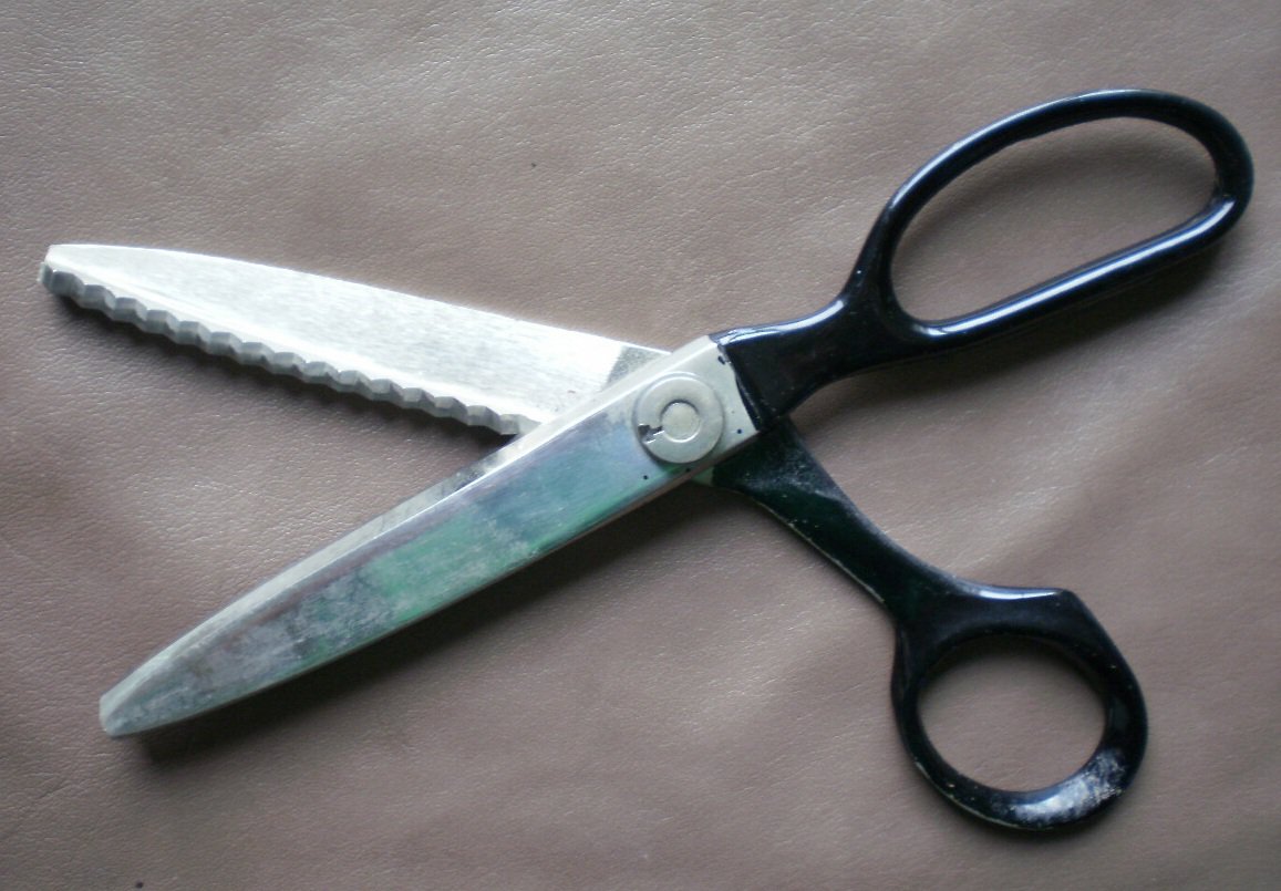 Wiss CB7 Pinking Shears Scissors 7.5in Vintage All Metal Snips