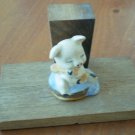USS New Jersey BB62 Teakwood Decking 1942 Original 1981 Figure Pig