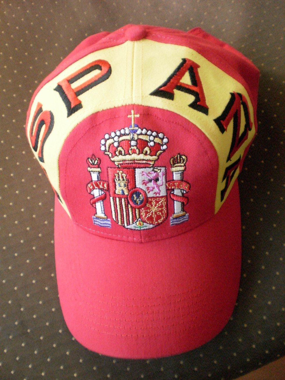 Baseball Hat Cap Espana Spain Red Yellow 58cm Royalty