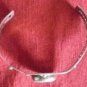Vintage Sterling Silver Cuff Bracelet Mexico Turquoise Crown