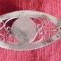 Vintage Sterling Silver Cuff Bracelet Mexico Turquoise Crown