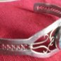 Vintage Sterling Silver Cuff Bracelet Mexico Turquoise Crown