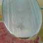 Vintage Sterling Silver Oval Brush Antique