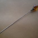 Amber Glass Hat Stick Pin Vintage Hatpin