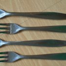 Nasco Flamingo Montego Seafood Cocktail Fork 5 5/8 in Lot 4 Stainless Japan