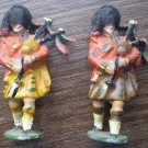 Metal Soldier Bagpipe Scotland Scottish Kilt Britain Vintage