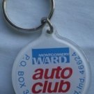 Montgomery Ward Auto Club Keychain Car Key Chain Round