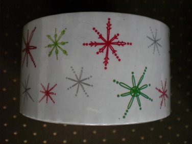 Printed Packaging Tape Stars White 26-3684 Gift Wrap