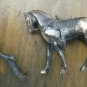 Metal Horse Vintage Broken Trophy Craft Stallion Figurine AS IS