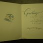 1940s Vintage Baby Card Buzza Cardozo Congratulations Greetings