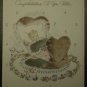 1943 Hallmark Congratulations To You Folks Vintage Card